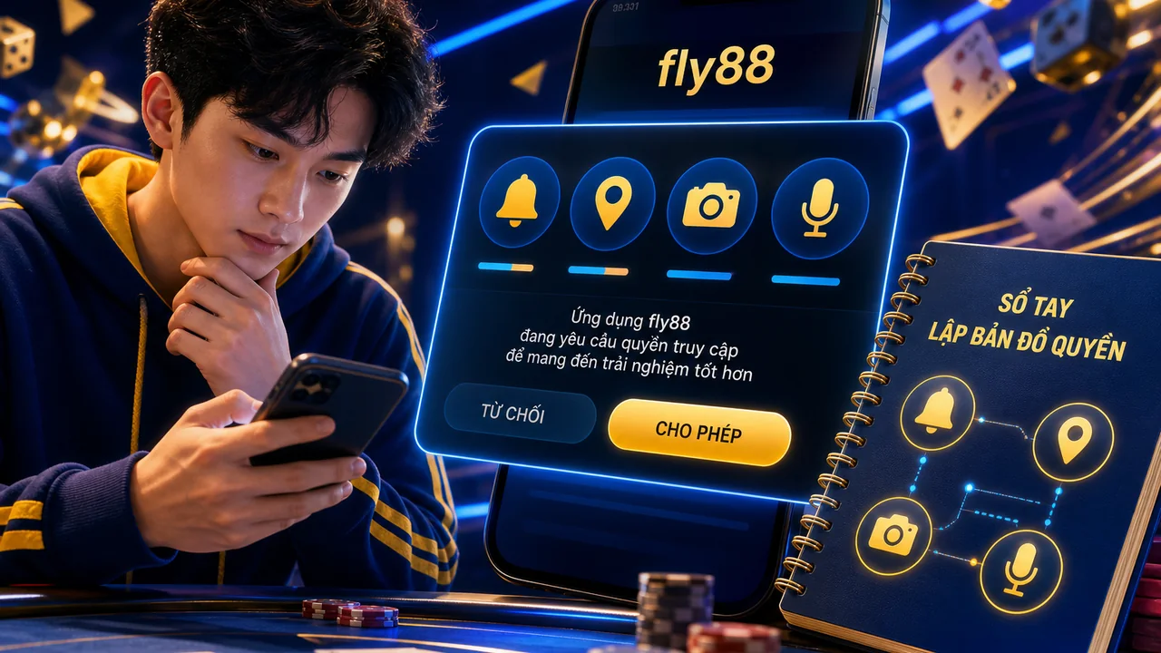 Trước khi vào bàn chơi: fly88 trên điện thoại yêu cầu quyền gì cần kiểm tra?